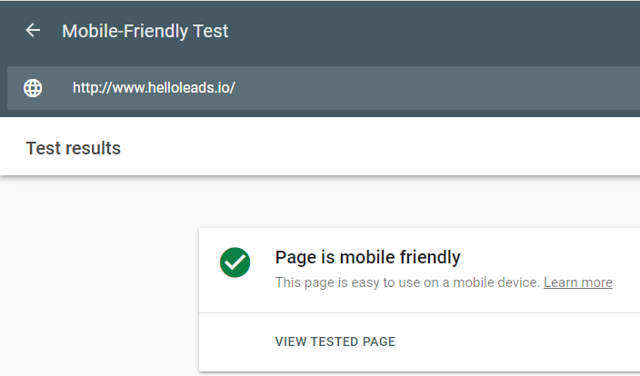 Google Mobile-friendly