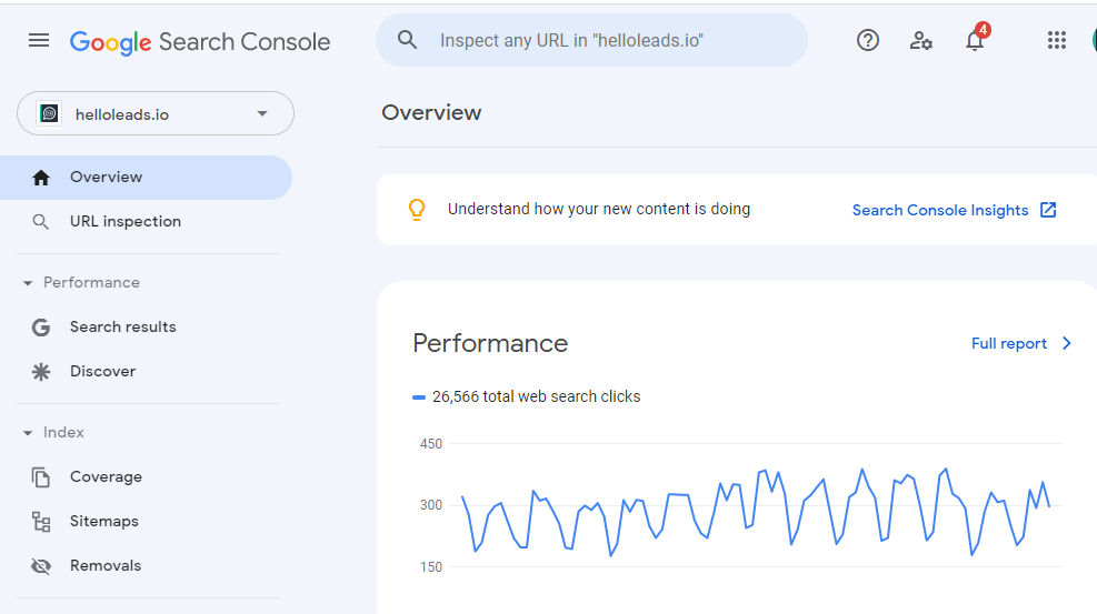 Google search console