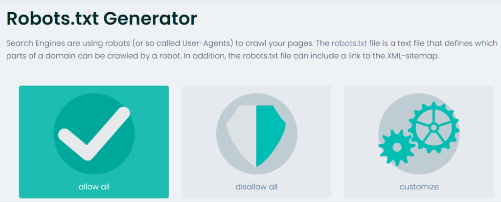 Robots.txt Generator