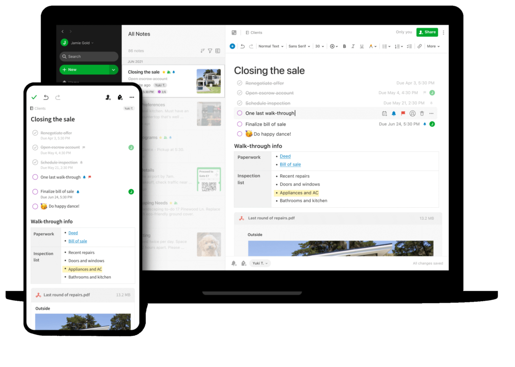 Evernote - Tame your work, organize your life