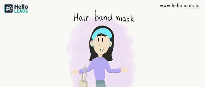 Hair band mask