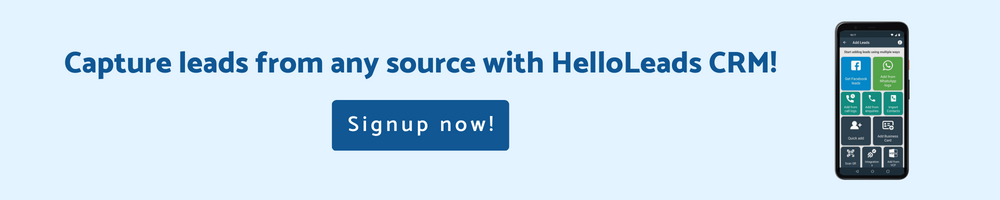 HelloLeads CRM 