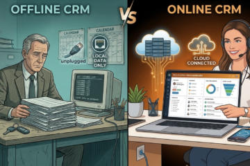 offline-crm vs online-crm