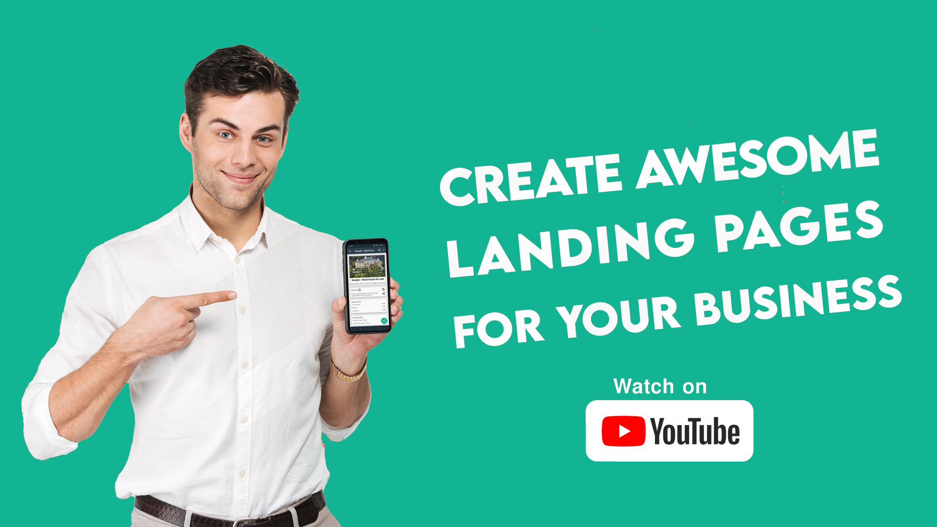 Create awesome landing pages for your Business