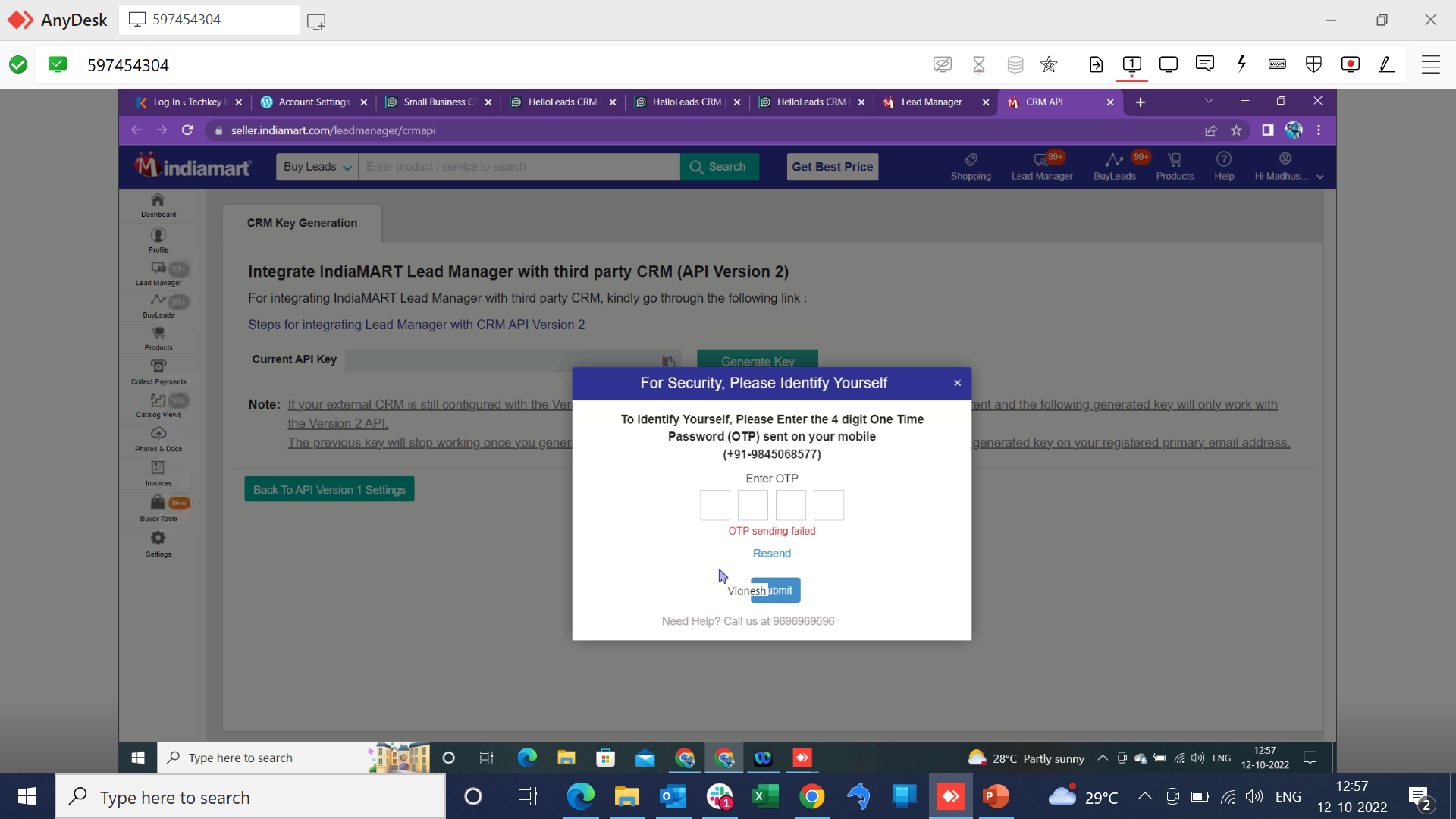 Indiamart-Integration
